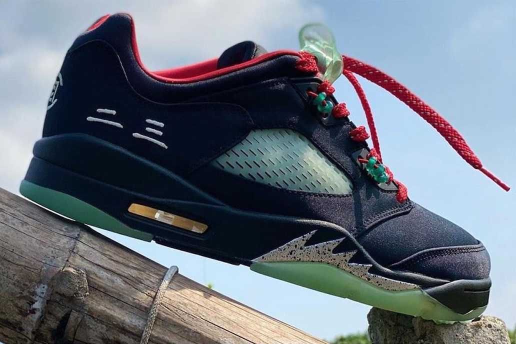 【スニダンで購入可】5/20発売 CLOT × Nike Air Jordan 5 Low "Jade 5 Low" 抽選/定価/販売店舗まとめ 25枚目