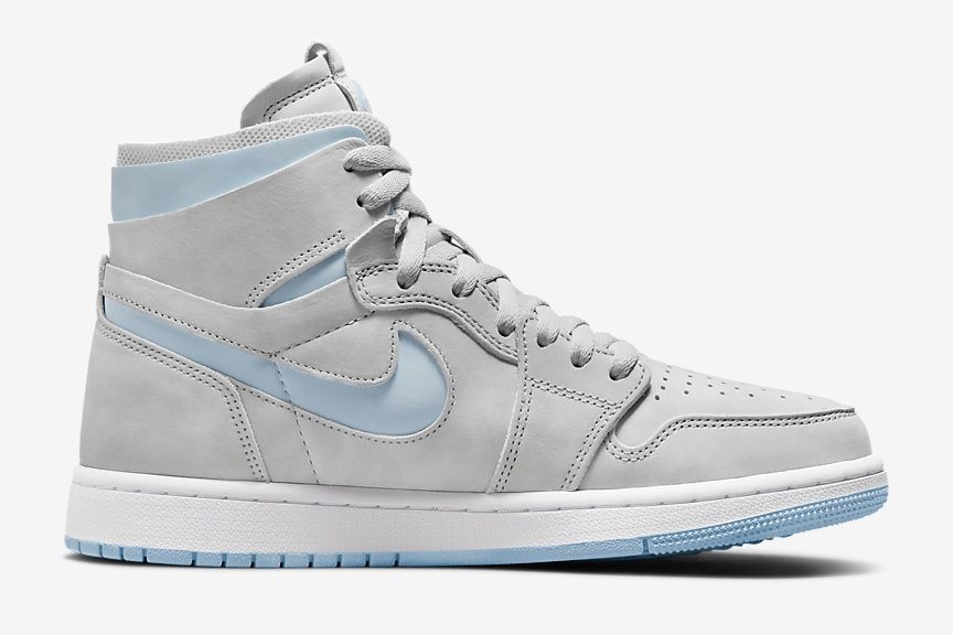【販売リンクあり】11/6発売 Nike WMNS Air Jordan 1 Zoom Air CMFT "Grey Fog/White/Celestine Blue" 抽選/定価/販売店舗まとめ 3枚目