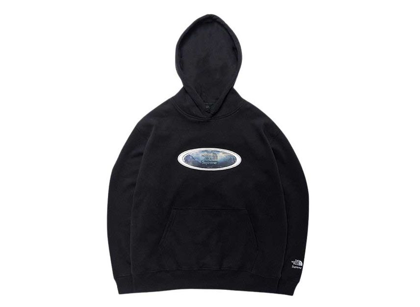 Supreme The North Face Lenticular Mountains Hooded Sweatshirt