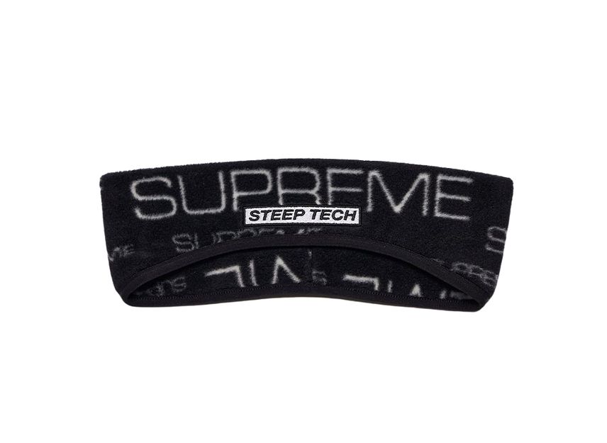 Black and white supreme headband cheap