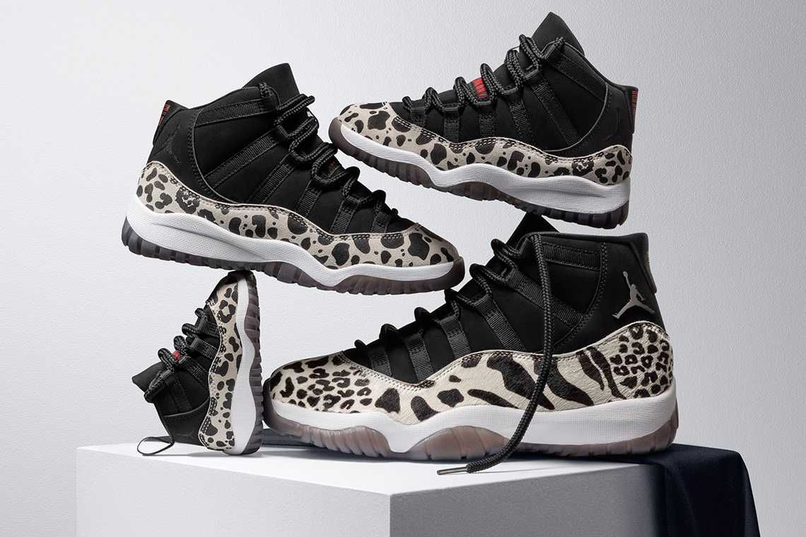 【スニダンで購入可】11/26発売 Nike WMNS Air Jordan 11 "Animal Instinct" 抽選/定価/販売店舗まとめ 3枚目