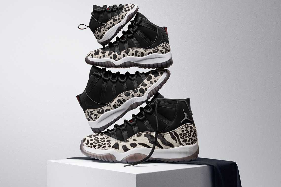 【スニダンで購入可】11/26発売 Nike WMNS Air Jordan 11 "Animal Instinct" 抽選/定価/販売店舗まとめ 4枚目