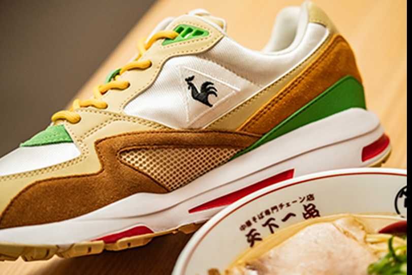 【スニダンで購入可】11/10発売 天下一品 × Le coq sportif LCS R800 Z1 T1 限定スニーカー 抽選/定価/販売店舗まとめ 2枚目
