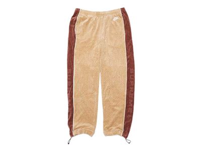 Supreme velour shop track pants