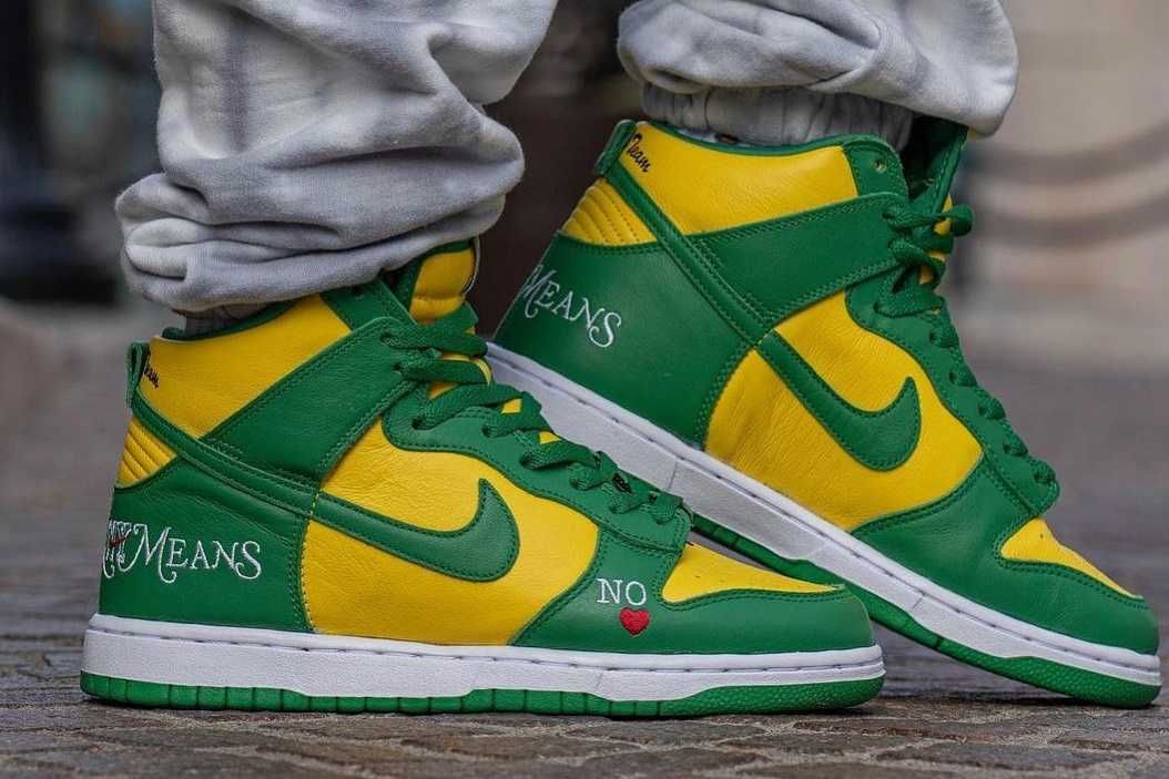 【スニダンで購入可】3/5発売 Supreme × Nike SB Dunk High "BY ANY MEANS" 3colors 抽選/定価/販売店舗まとめ  14枚目