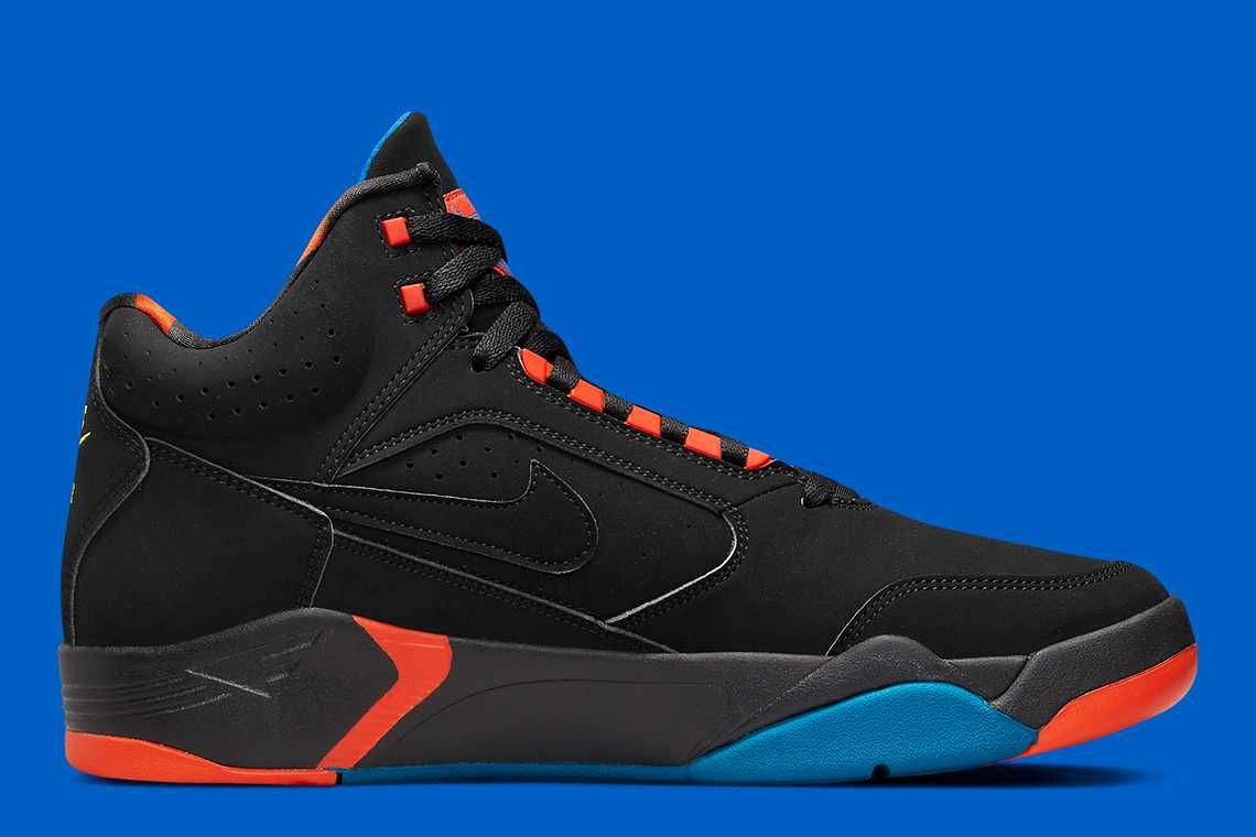 【リーク】海外11/15発売 Nike Air Flight Lite Mid "Black/Team Orange-Imperial Blue-University Gold" 抽選/定価/販売店舗まとめ 3枚目