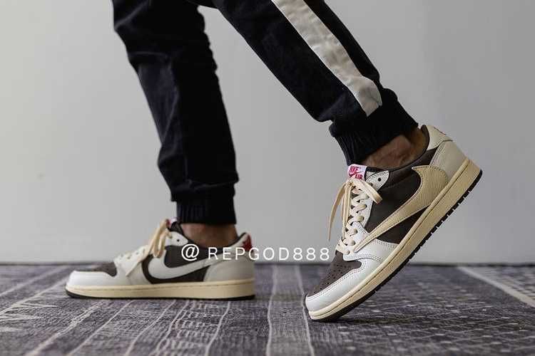 【スニダンで購入可】7/21発売 Travis Scott × Nike Air Jordan 1 Low "Reverse Mocha/Sail and Ridgerock" 抽選/定価/販売店舗まとめ 23枚目