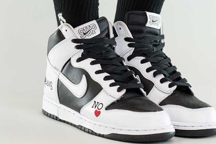 【スニダンで購入可】3/5発売 Supreme × Nike SB Dunk High "BY ANY MEANS" 3colors 抽選/定価/販売店舗まとめ  11枚目