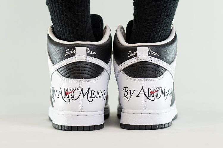 【スニダンで購入可】3/5発売 Supreme × Nike SB Dunk High "BY ANY MEANS" 3colors 抽選/定価/販売店舗まとめ  13枚目