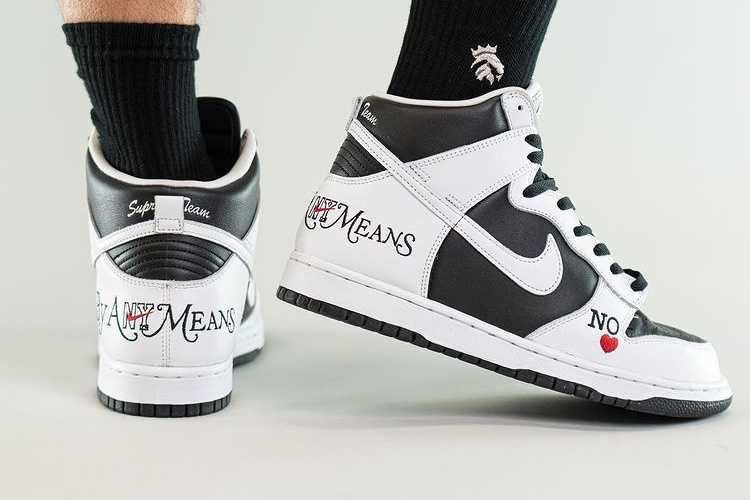 【スニダンで購入可】3/5発売 Supreme × Nike SB Dunk High "BY ANY MEANS" 3colors 抽選/定価/販売店舗まとめ  12枚目