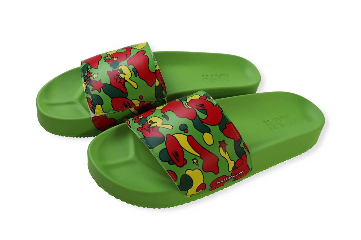 【販売リンクあり】11/14発売 HAYN × BAPE® STA Camo Slide Sandals 4colors 抽選/定価/販売店舗まとめ 4枚目