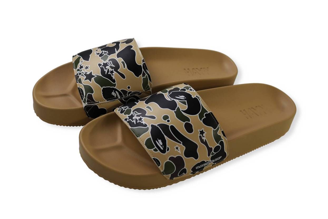 【販売リンクあり】11/14発売 HAYN × BAPE® STA Camo Slide Sandals 4colors 抽選/定価/販売店舗まとめ 2枚目