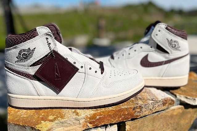 【スニダンで購入可】12/4発売 A Ma Maniére × Nike Air Jordan 1 Retro High OG "Sail and Burgundy" 抽選/定価/販売店舗まとめ 14枚目
