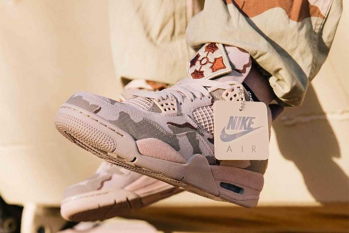 【リーク】Aleali May × Nike WMNS Air Jordan 4 Retro SP "Camo/Sand" 抽選/定価/販売店舗まとめ 2枚目