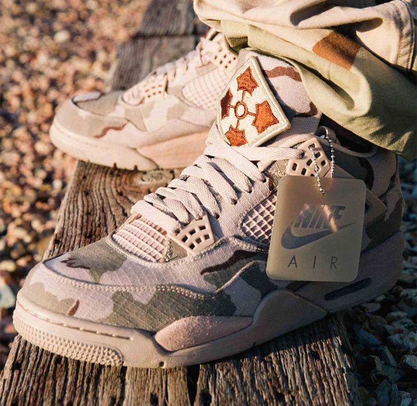 【リーク】Aleali May × Nike WMNS Air Jordan 4 Retro SP "Camo/Sand" 抽選/定価/販売店舗まとめ 4枚目