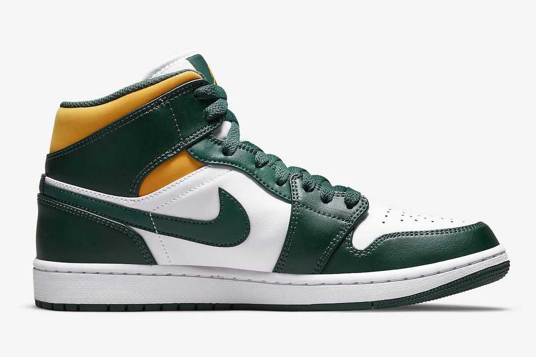 【スニダンで購入可】1/25発売 Nike Air Jordan 1 Mid "Seattle Supersonics"  抽選/定価/販売店舗まとめ 4枚目