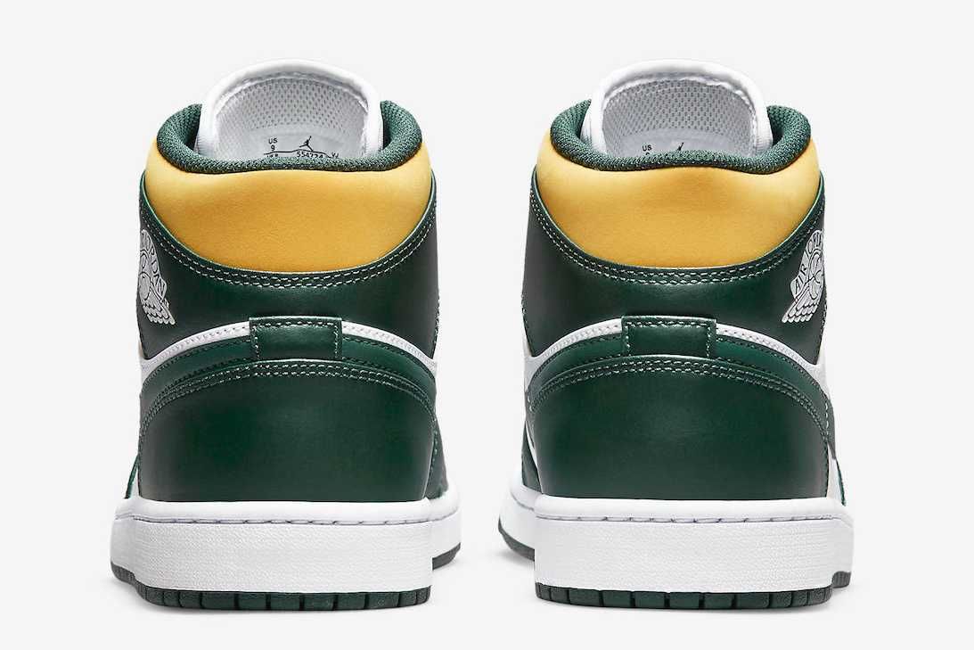 【スニダンで購入可】1/25発売 Nike Air Jordan 1 Mid "Seattle Supersonics"  抽選/定価/販売店舗まとめ 6枚目