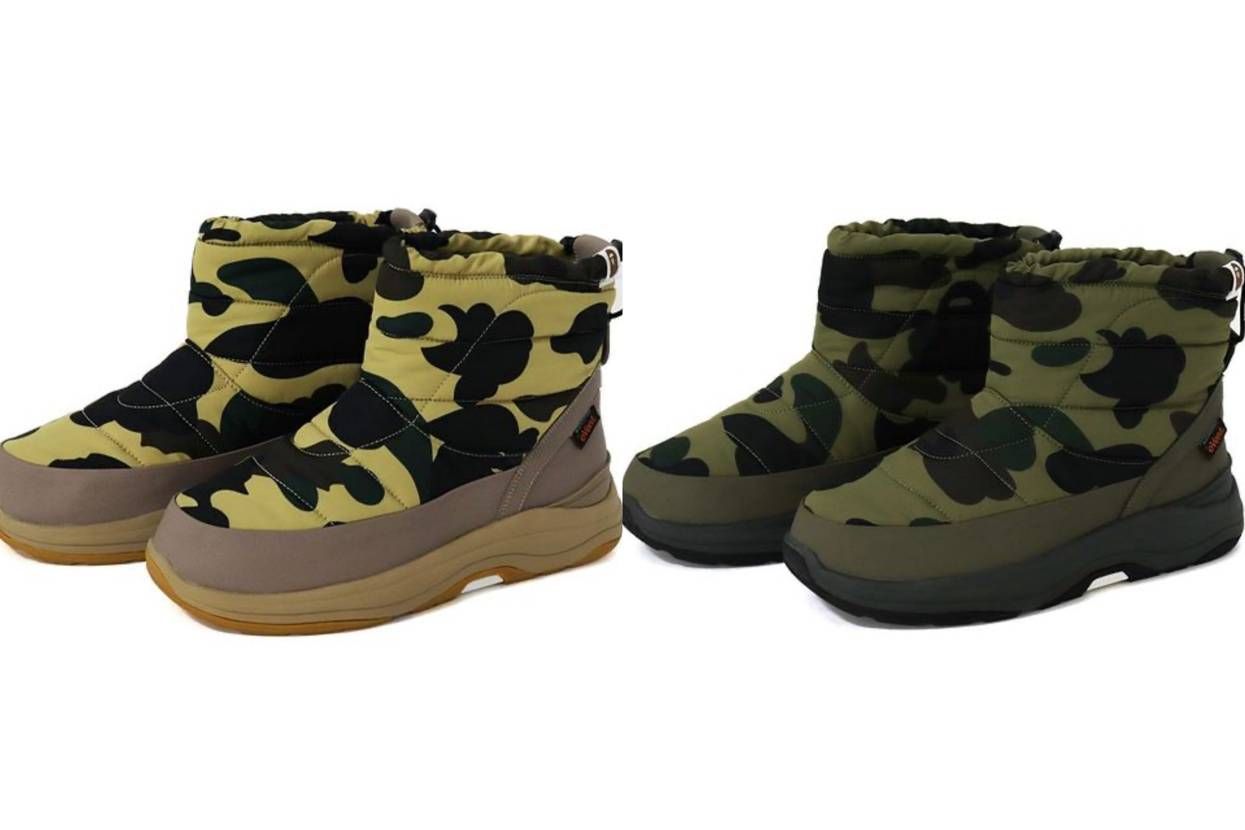 【スニダンで購入可】11/19発売 Suicoke × BAPE®︎ 1st Camo Bower Boots 2colors 抽選/定価/販売店舗まとめ 2枚目