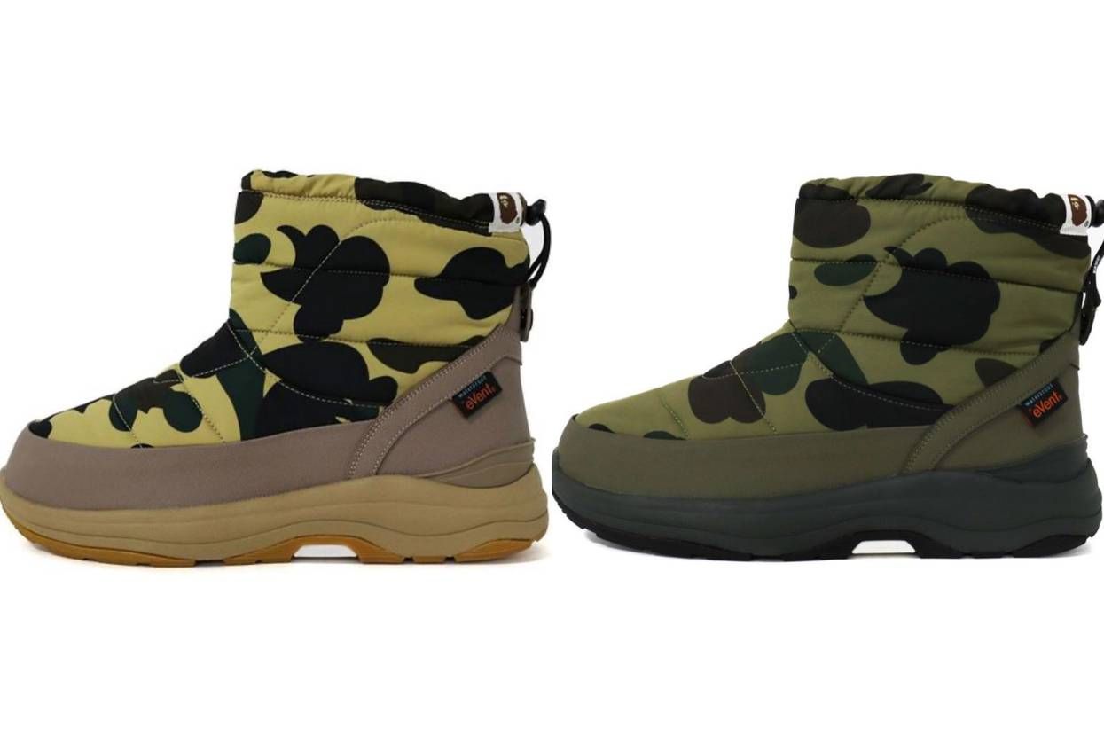 【スニダンで購入可】11/19発売 Suicoke × BAPE®︎ 1st Camo Bower Boots 2colors 抽選/定価/販売店舗まとめ 3枚目