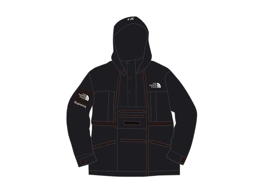 Supreme the north face steep tech hooded jacket discount white