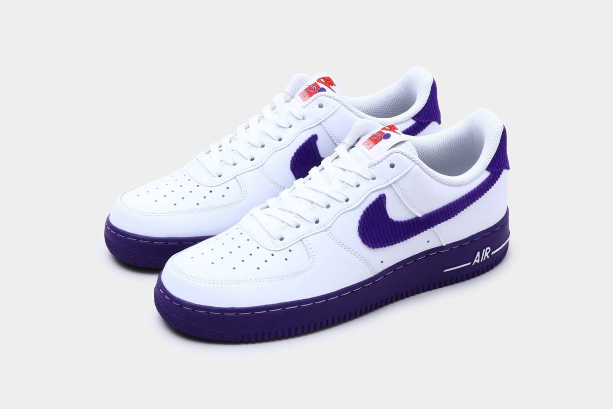 【販売リンクあり】11/29発売 Nike Air Force 1 Low '07 "White and Court Purple" 抽選/定価/販売店舗まとめ 4枚目