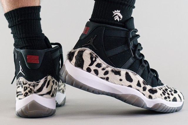 【スニダンで購入可】11/26発売 Nike WMNS Air Jordan 11 "Animal Instinct" 抽選/定価/販売店舗まとめ 2枚目