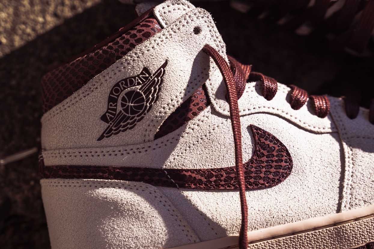 【スニダンで購入可】12/4発売 A Ma Maniére × Nike Air Jordan 1 Retro High OG "Sail and Burgundy" 抽選/定価/販売店舗まとめ 12枚目