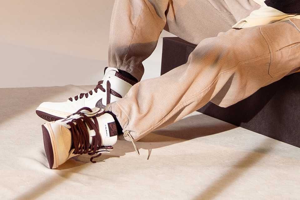 【スニダンで購入可】12/4発売 A Ma Maniére × Nike Air Jordan 1 Retro High OG "Sail and Burgundy" 抽選/定価/販売店舗まとめ 8枚目