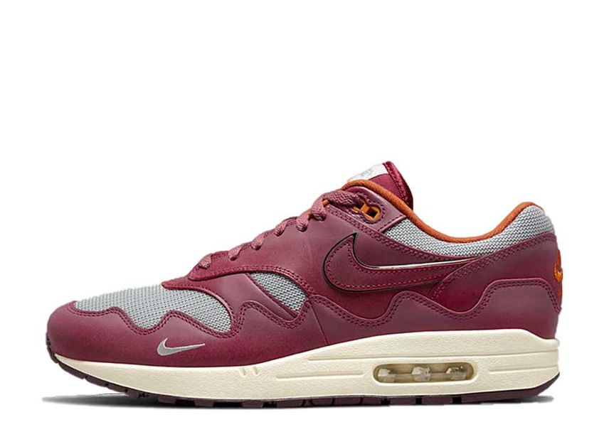 Patta × Nike Air Max 1 Night Maroon