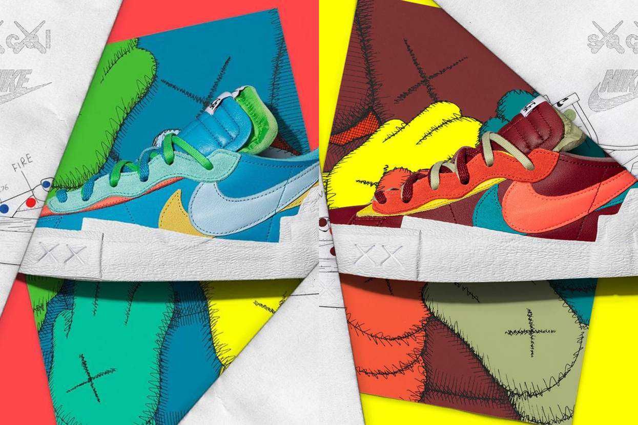 【スニダンで購入可】12/9・12/10発売 Kaws × Sacai × Nike Blazer Low 4colors  定価/販売店舗まとめ 5枚目