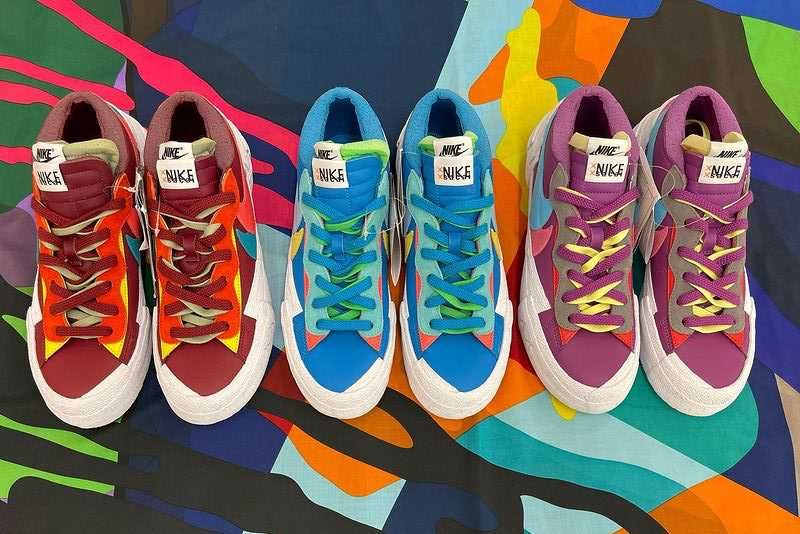 【スニダンで購入可】12/9・12/10発売 Kaws × Sacai × Nike Blazer Low 4colors  定価/販売店舗まとめ 4枚目