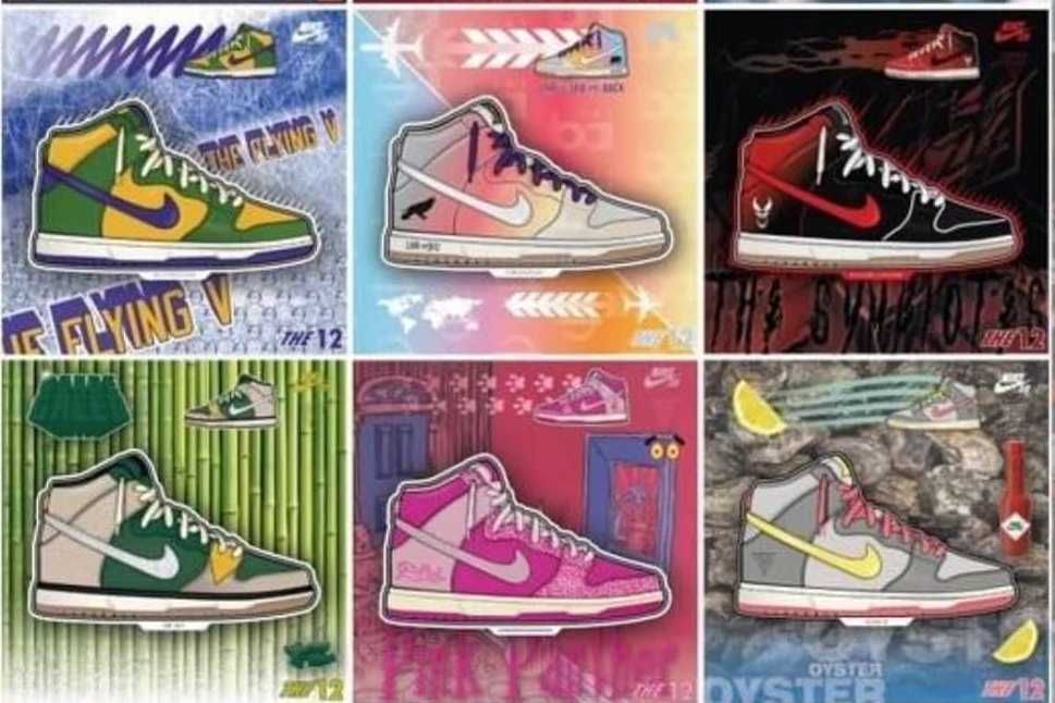 【リーク】Attitude × Nike SB Dunk High "The 12" 12 colors 抽選/定価/販売店舗まとめ 15枚目