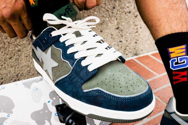 【スニダンで購入可】11/26発売 BAPE SK8 STA Urban Fall Pack 2colors 抽選/定価/販売店舗まとめ 1枚目