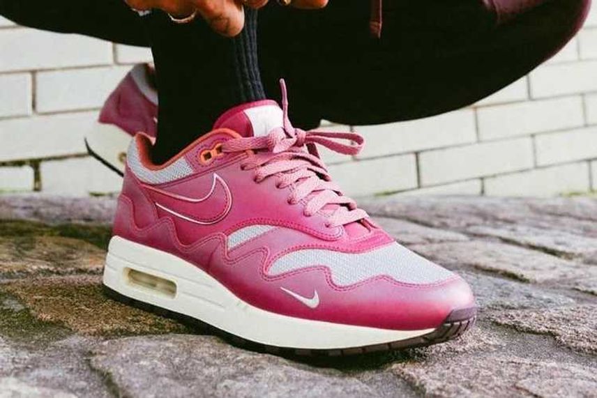 Air max 1 clearance burgundy patta