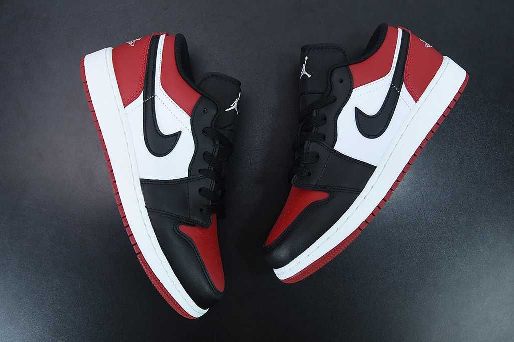 【スニダンで購入可】5/25発売 Nike Air Jordan 1 Low "Bred Toe" 抽選/定価/販売店舗まとめ 3枚目