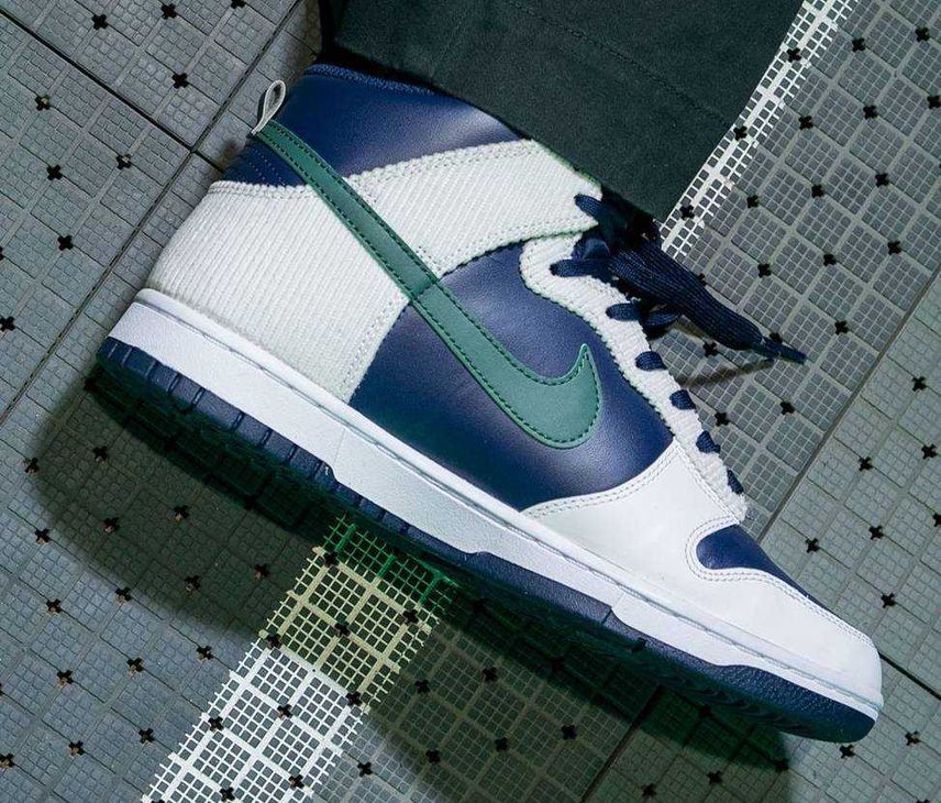 【スニダンで購入可】11/29発売 Nike Dunk High PRM EMB "Collage Navy" 抽選/定価/発売店舗まとめ