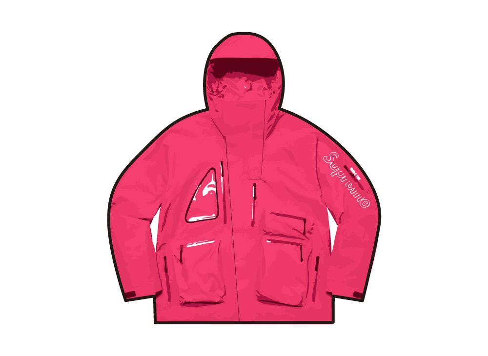 品多く Supreme Shell GORE-TEX Pink Jacket Tech Supreme Shell Tech