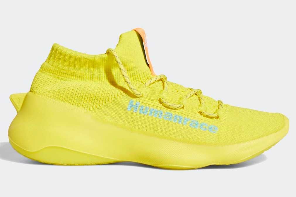 【リーク】Pharrell Williams x adidas Humanrace Sichona "Shock Yellow" 抽選/定価/販売店舗まとめ 4枚目