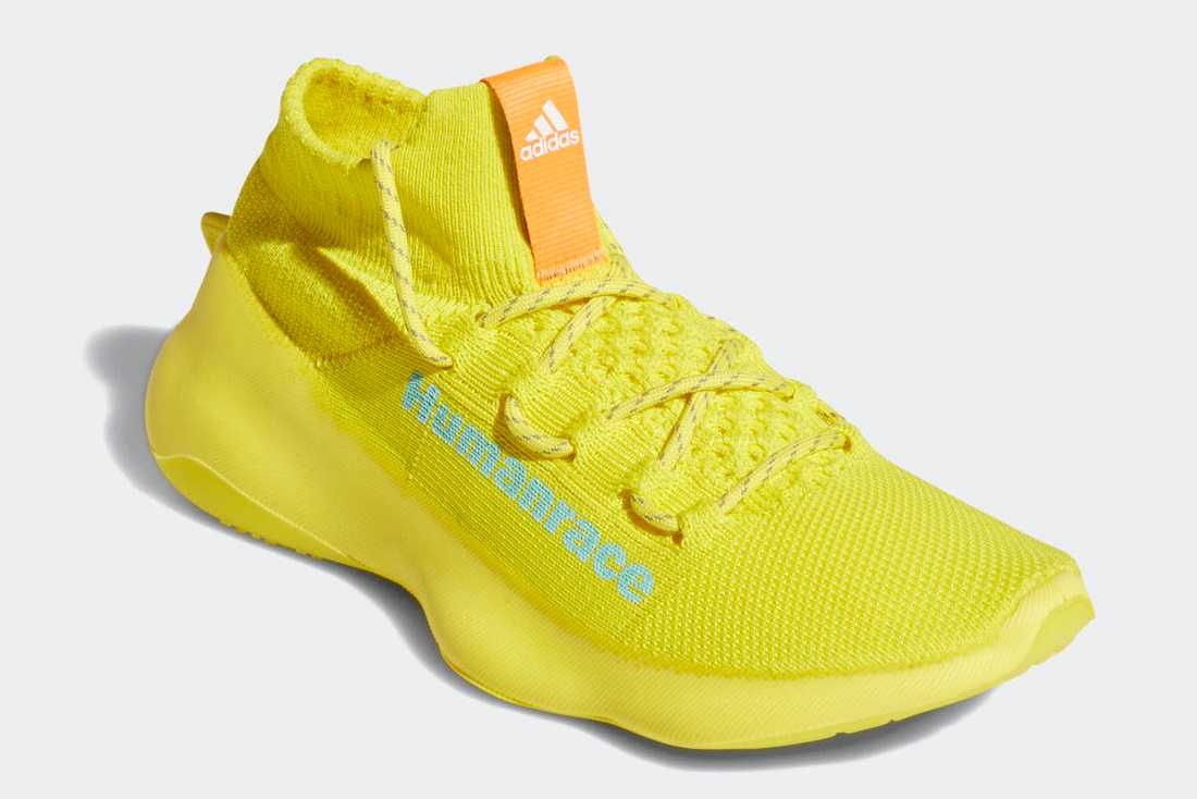 【リーク】Pharrell Williams x adidas Humanrace Sichona "Shock Yellow" 抽選/定価/販売店舗まとめ 5枚目