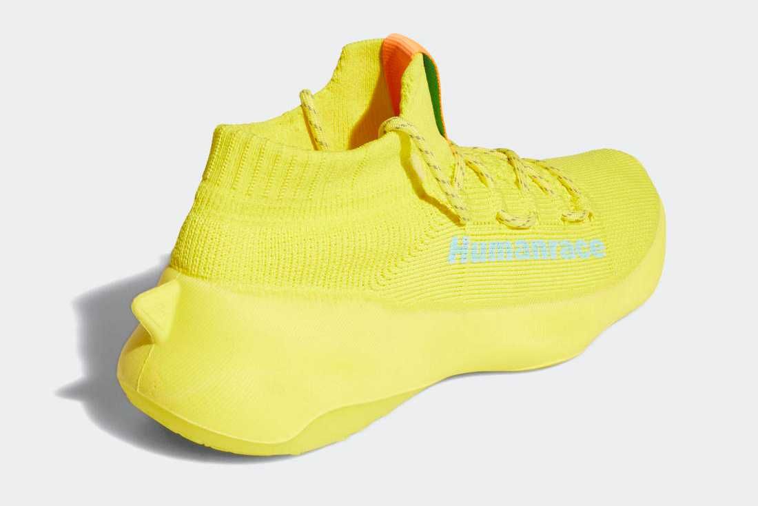 【リーク】Pharrell Williams x adidas Humanrace Sichona "Shock Yellow" 抽選/定価/販売店舗まとめ 6枚目