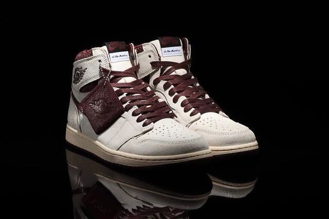 【スニダンで購入可】12/4発売 A Ma Maniére × Nike Air Jordan 1 Retro High OG "Sail and Burgundy" 抽選/定価/販売店舗まとめ 2枚目