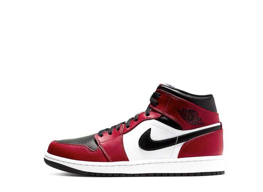 ☆NIKE AIR JORDAN1 MID BLK/GYMRED 26.5cm - スニーカー