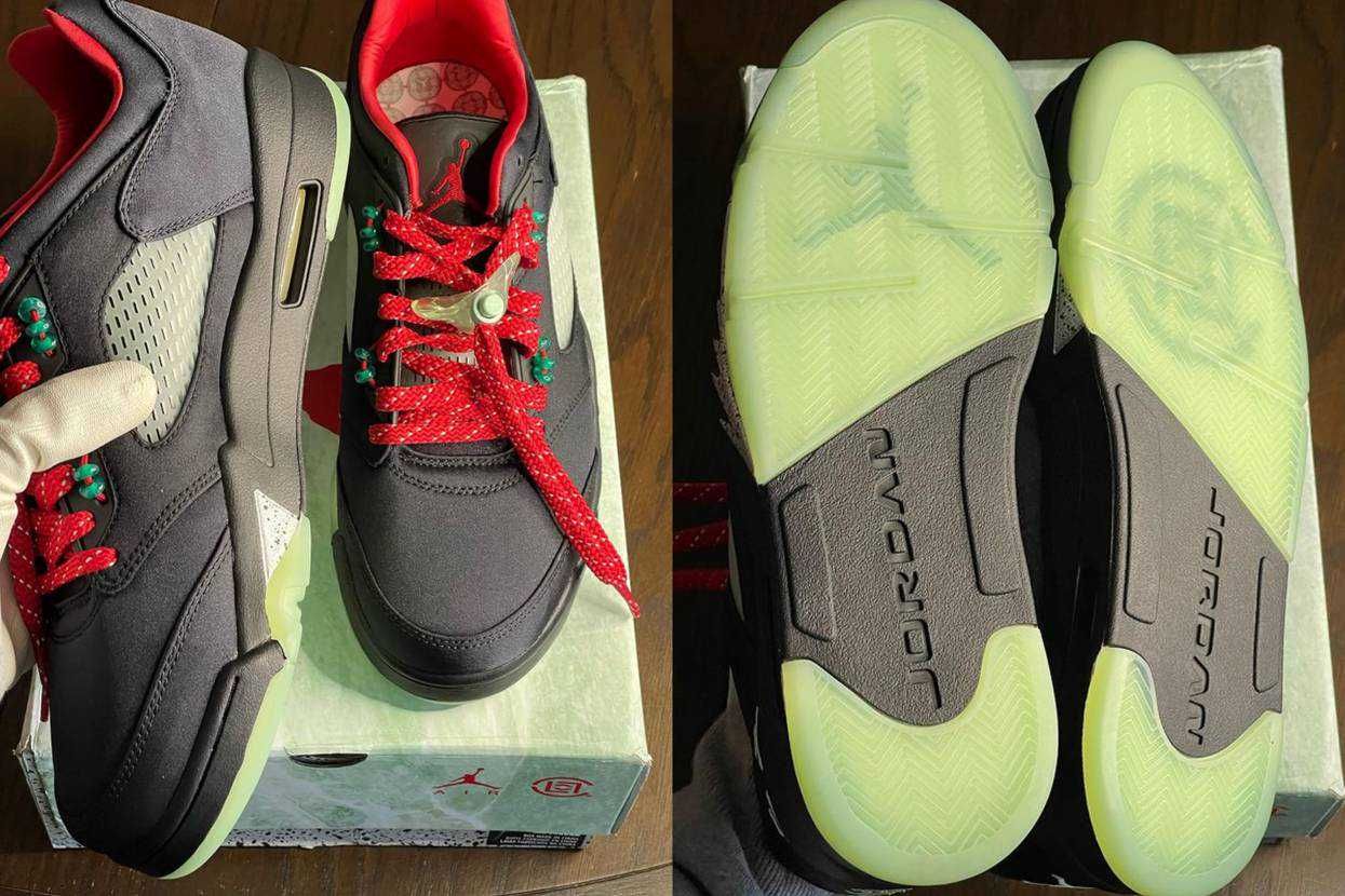 【スニダンで購入可】5/20発売 CLOT × Nike Air Jordan 5 Low "Jade 5 Low" 抽選/定価/販売店舗まとめ 22枚目