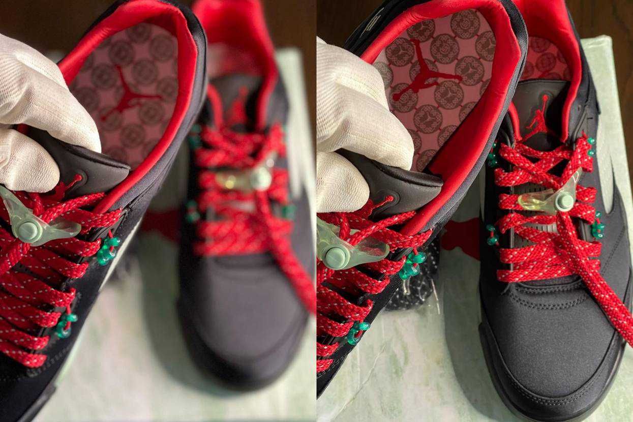 【スニダンで購入可】5/20発売 CLOT × Nike Air Jordan 5 Low "Jade 5 Low" 抽選/定価/販売店舗まとめ 24枚目