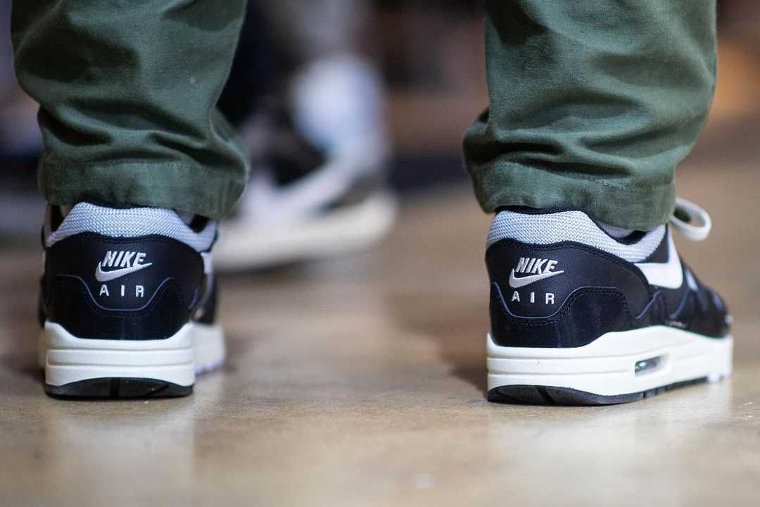 【販売リンクあり】海外12月発売 Patta × Nike Air Max 1 "Black" 抽選/定価/販売店舗まとめ 2枚目