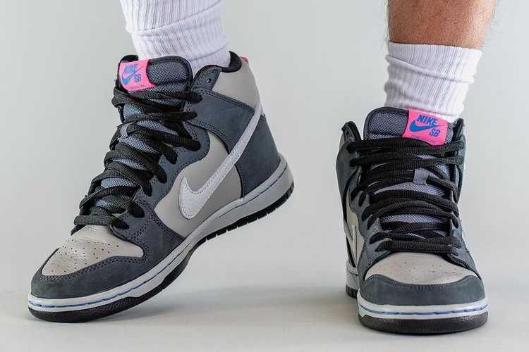 【スニダンで購入可】 1/8・28発売 Nike SB Dunk High Pro "Medium Grey" 抽選/定価/販売店舗まとめ 9枚目