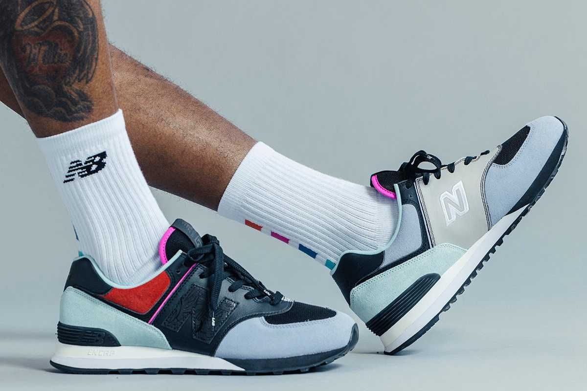 【リーク】海外12月7日 Louis De Guzman × New Balance 574 抽選/定価/販売店舗まとめ 2枚目