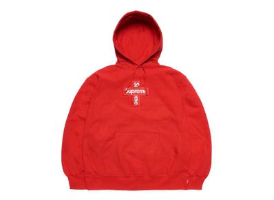 Supreme Cross Box Logo Hooded Sweatshirt