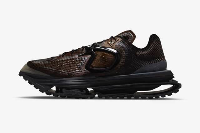 【スニダンで購入可】12/20発売 Matthew M Williams x Nike Zoom MMW 4 "Black/Brown" 抽選/定価/販売店舗まとめ 2枚目