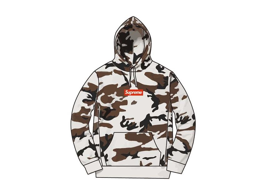 Original supreme box sales logo